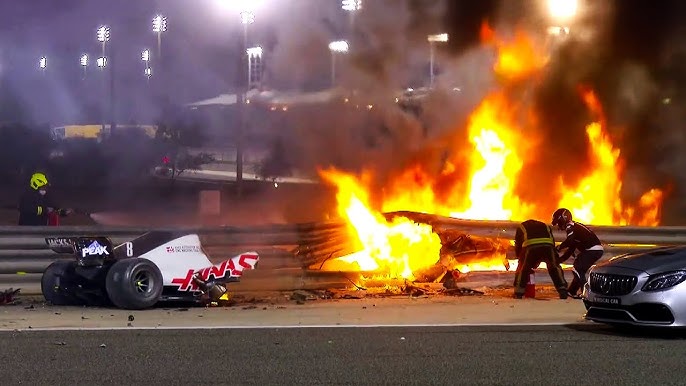 Emergency: As Fernando Alonso’s F1 star man front left brake catches on fire due to