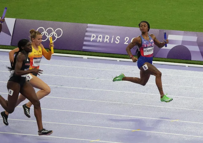 Sha’Carri Richardson explains weird stare down during Olympics relay race